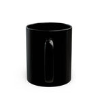 Sunflower Black Coffee Mug — Yellow Floral 11oz/15oz Ceramic