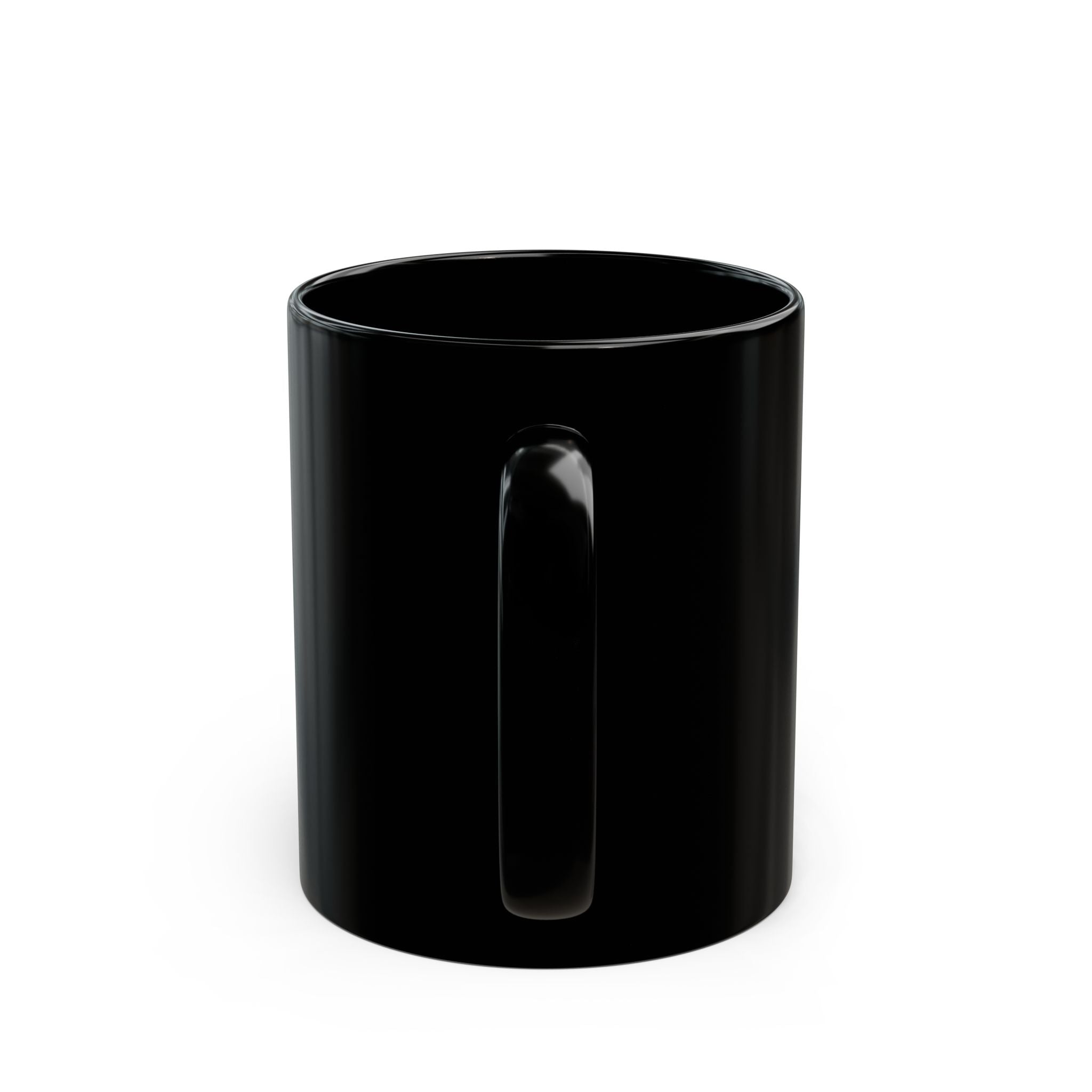 Sunflower Black Coffee Mug — Yellow Floral 11oz/15oz Ceramic