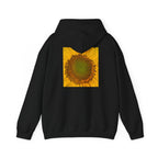 Sunflower Hoodie — "Rise Above the Storm" Inspirational Floral Pullover