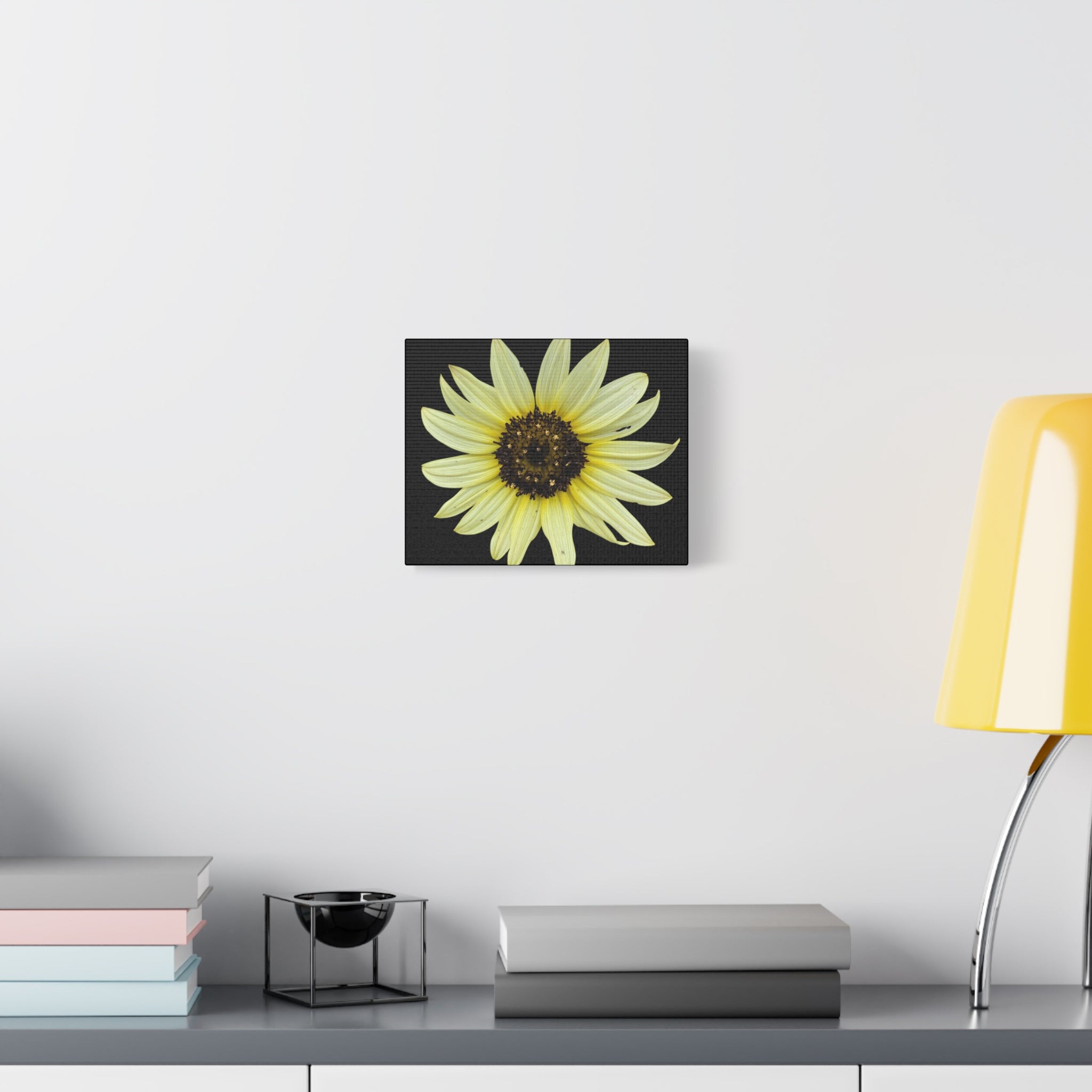 Yellow Sunflower Canvas Wall Art – Matte Stretched Floral Print