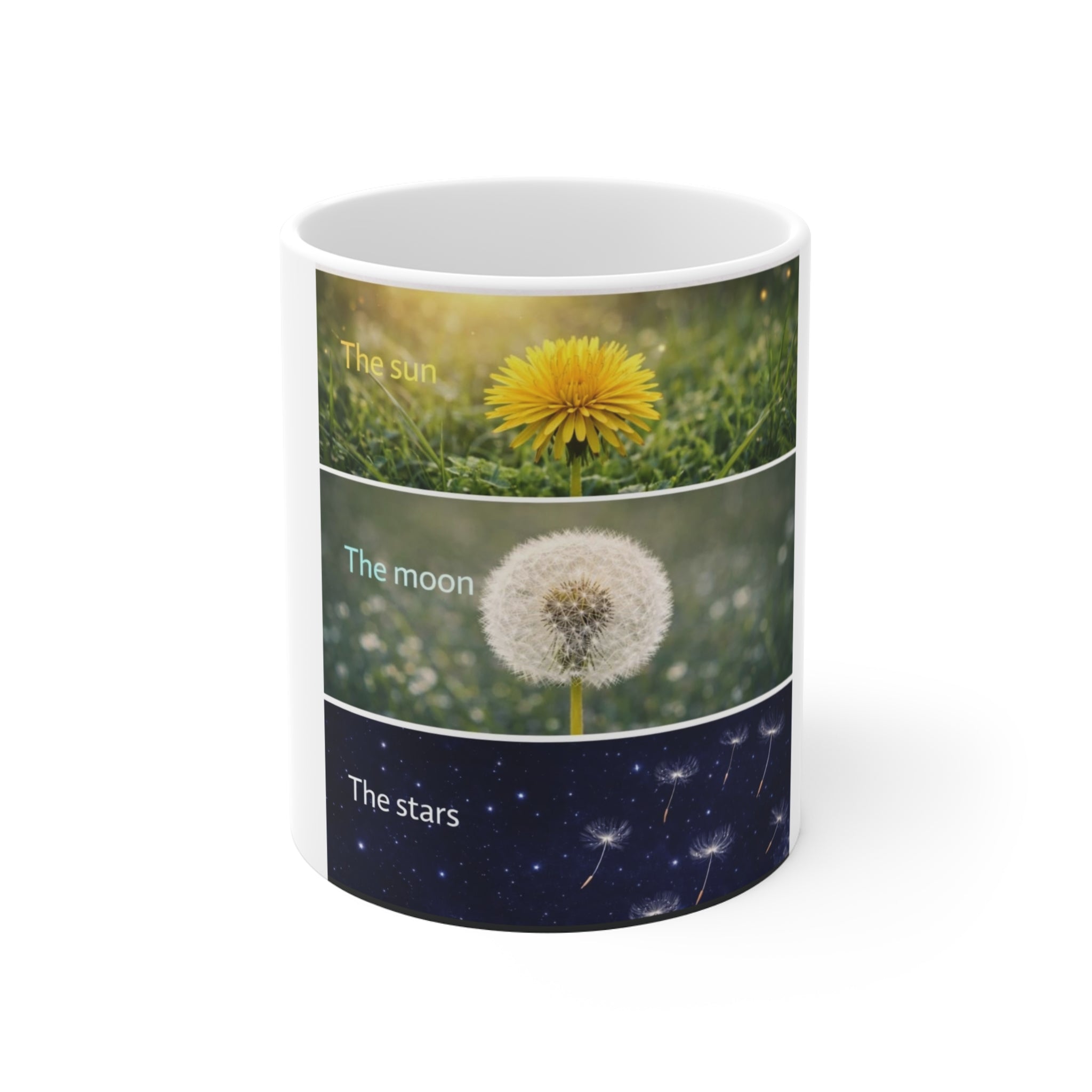 Inspirational Nature Mug – “The Sun, The Moon, The Stars” 11oz