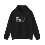 Sunflower Hoodie — "Rise Above the Storm" Inspirational Floral Pullover